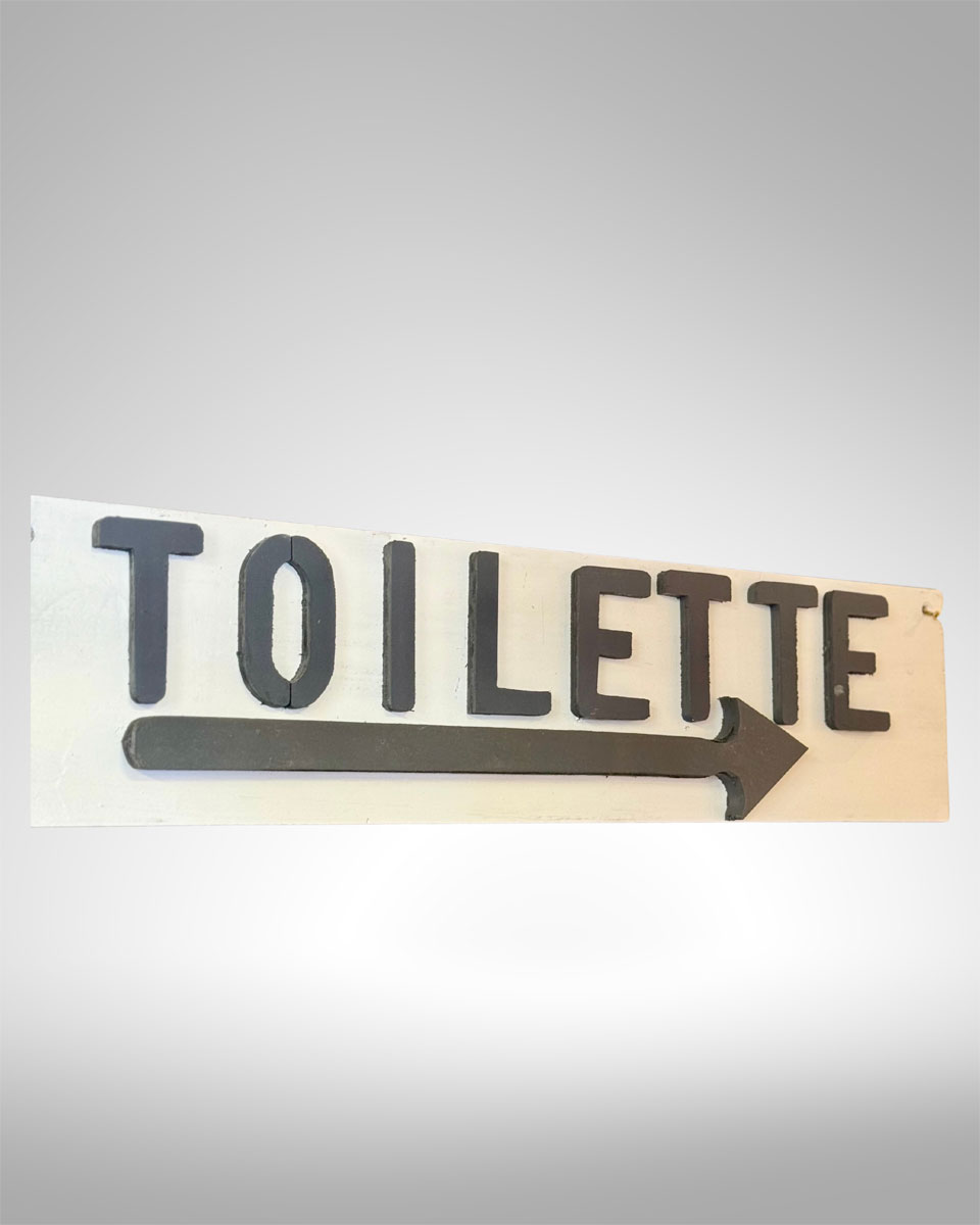 Lettrage découpé en bois